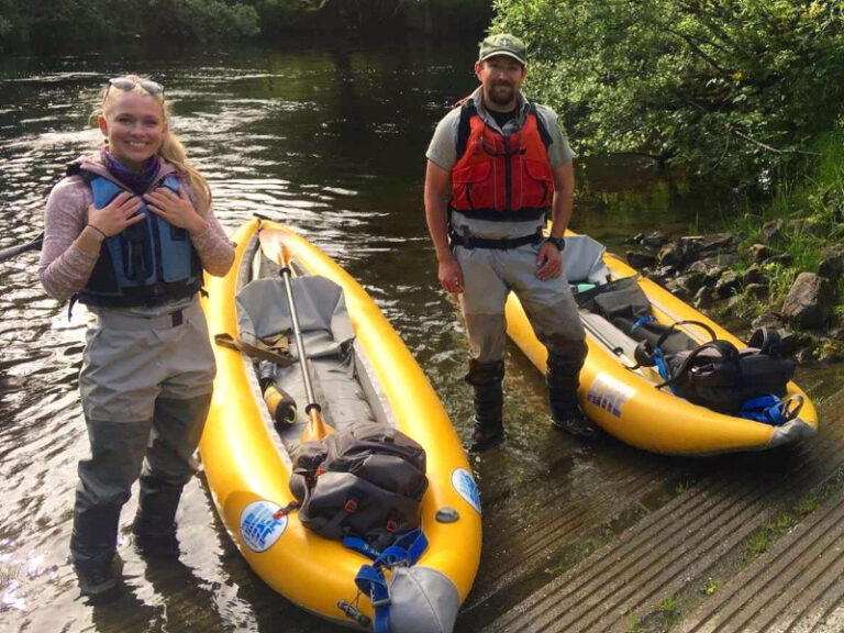 River Ranging on the Situk: Fisheries Biologist, Havaleh Rohloff accompanies the USFS River Ranger on a float trip from 9 Mile Bridge to Lower Landing. On their patrols they educate, monitor, and enforce fishing regulations to prompt stewardship.