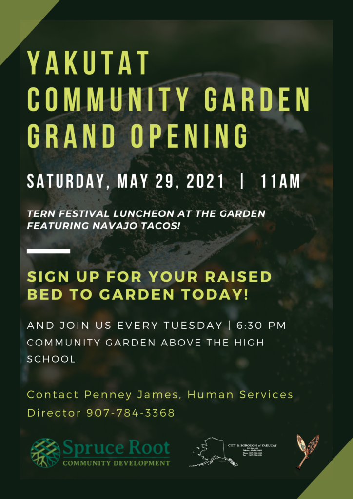community garden flyer